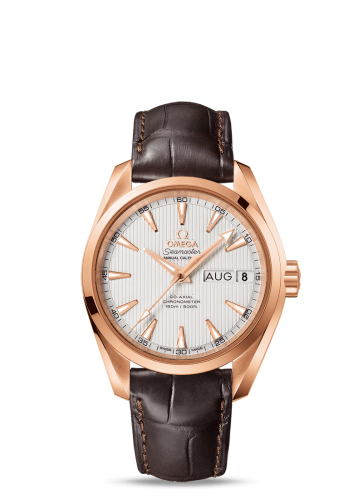 Omega Seamaster Aqua Terra 150M Co-Axial 38.5 Annual Calendar Red Gold / Silver